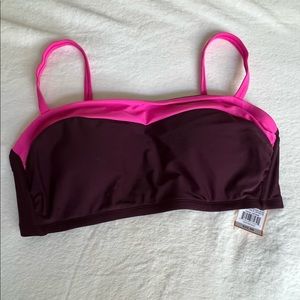 Purple/Pink Bikini Top (Size D/DD)
